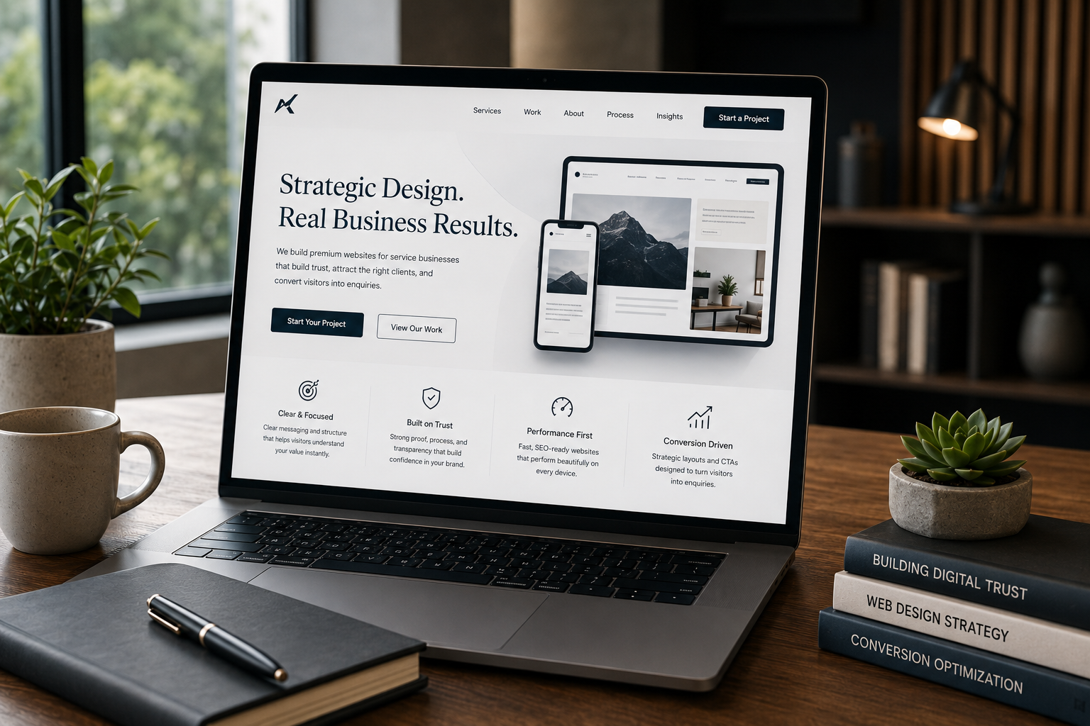 How to Build a Service Website That Feels Premium Without Looking Overdesigned