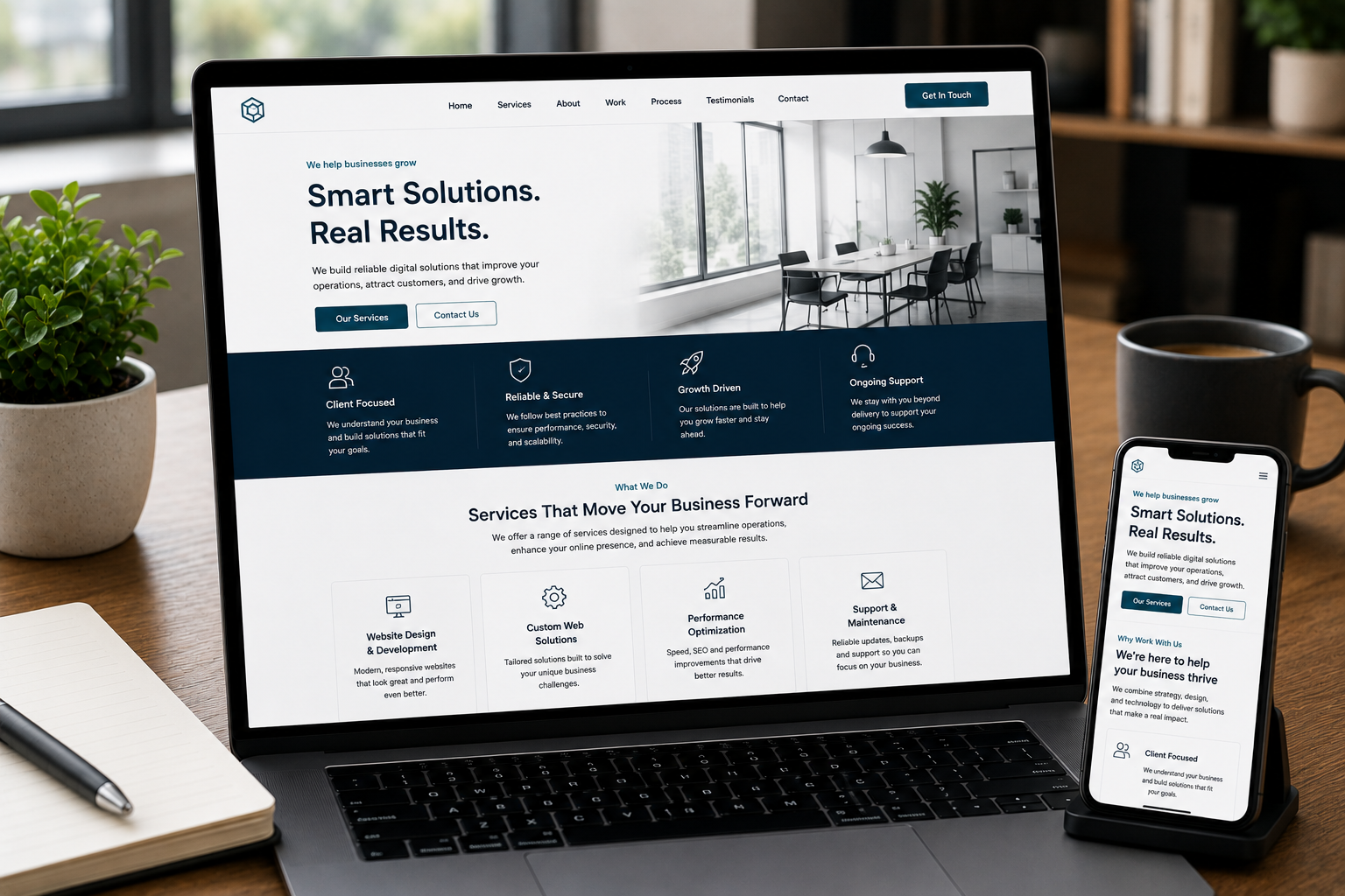 Conversion-Ready Service Website on WordPress