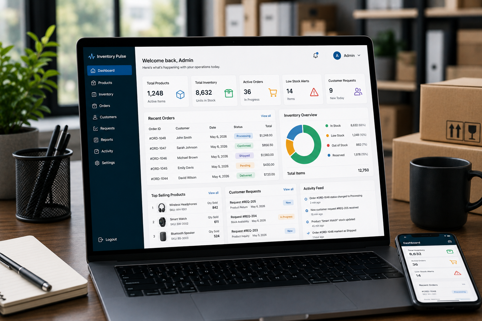 Inventory Pulse Order Management Platform