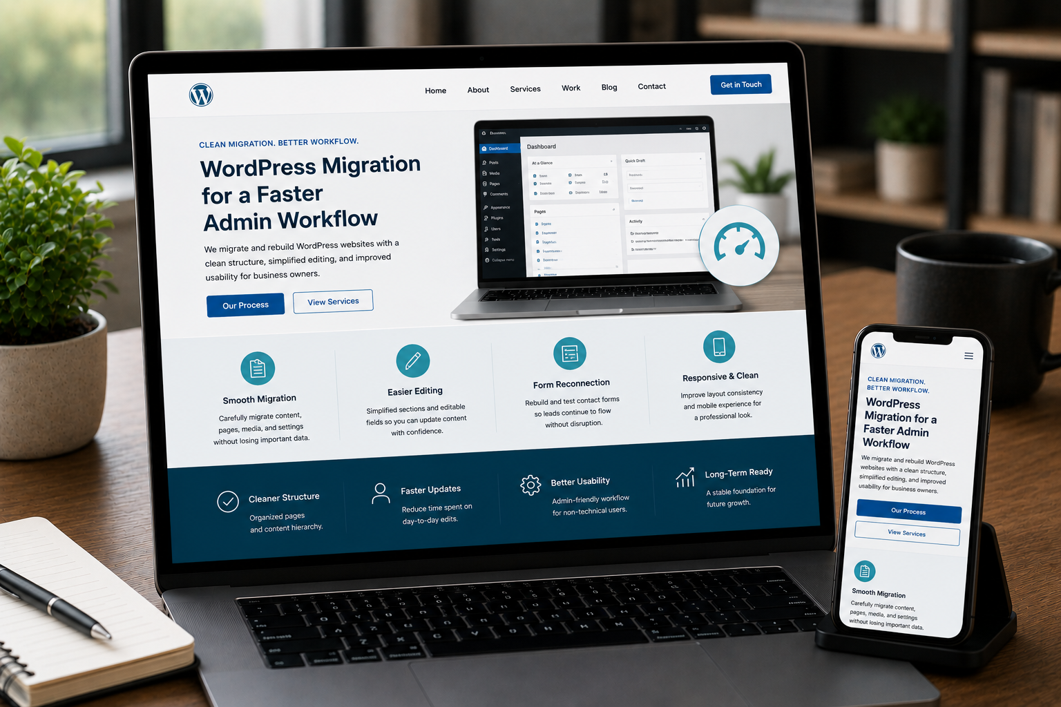 WordPress Migration for a Faster Admin Workflow